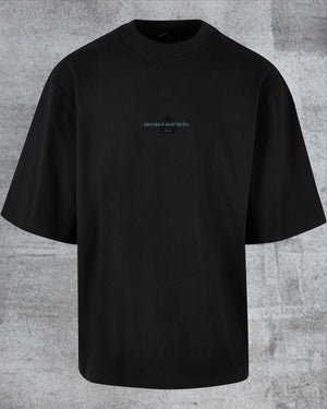 Oversized Shirt Secret Society Small Print - lovelostclo