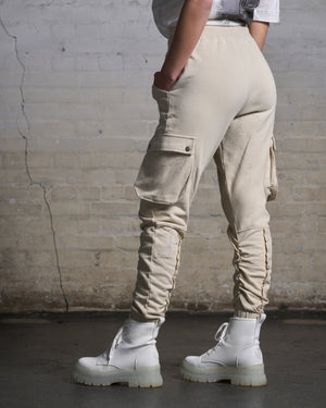 Cargo Joggers Vanilla - lovelostclo