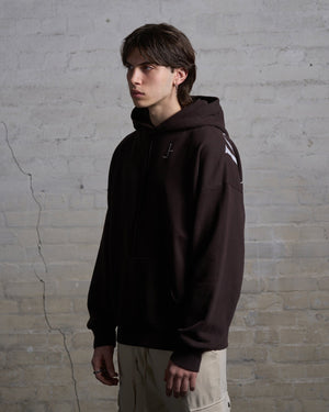 Oversize Hoodie Chocolate - lovelostclo