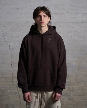 Bild in Slideshow öffnen, Oversize Hoodie Chocolate - lovelostclo
