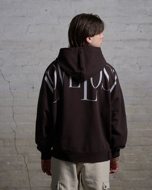 Oversize Hoodie Chocolate - lovelostclo